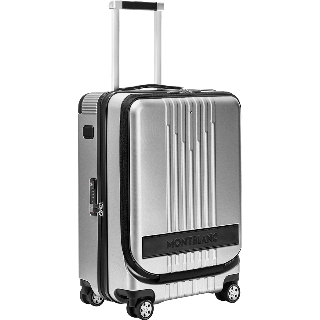 Montblanc Cabin Trolley with Front Pocket - MY4810 Silver - Pen Boutique Ltd