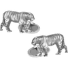 Montblanc Legend of the Zodiac Cufflinks - Tiger - Silver - Pen Boutique Ltd