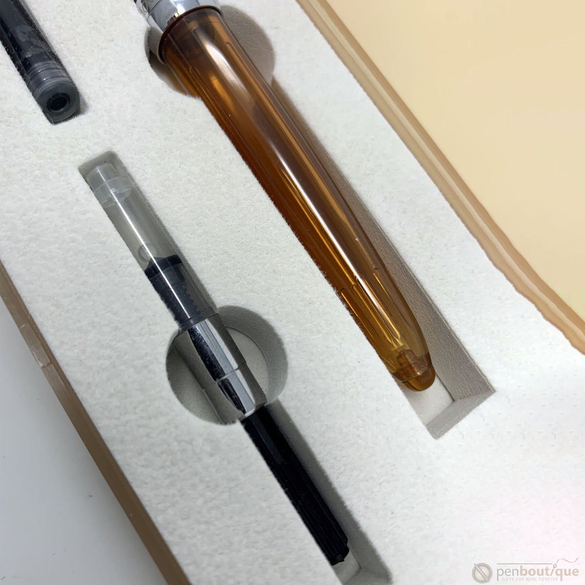 Monteverde Monza Honey Amber Fountain Pen - Pen Boutique Ltd