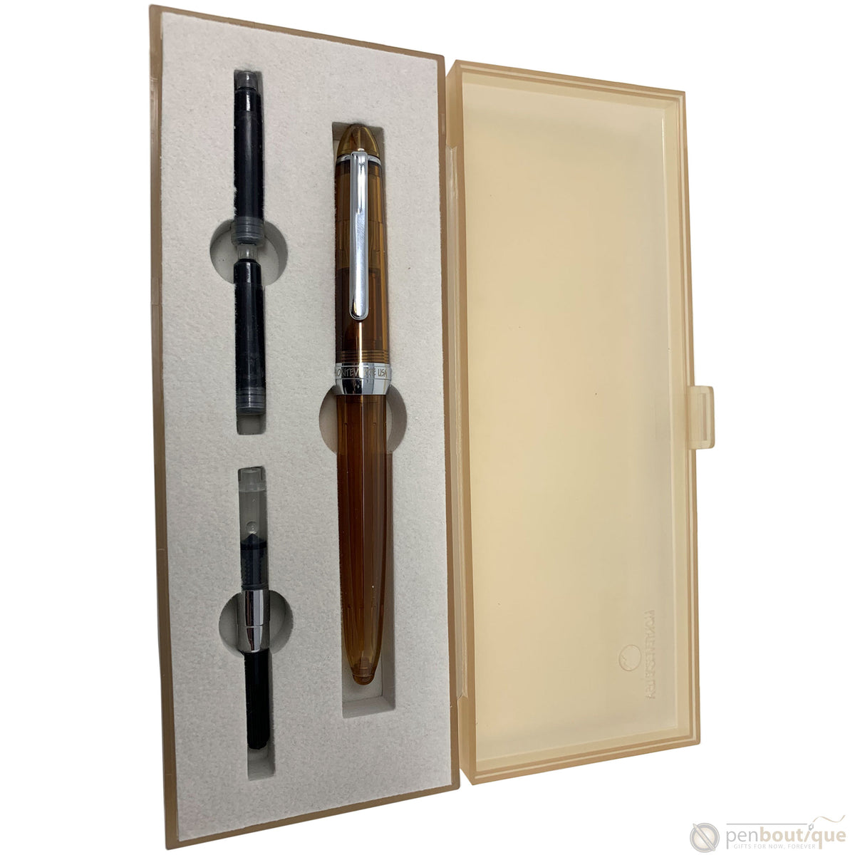 Monteverde Monza Honey Amber Fountain Pen - Pen Boutique Ltd