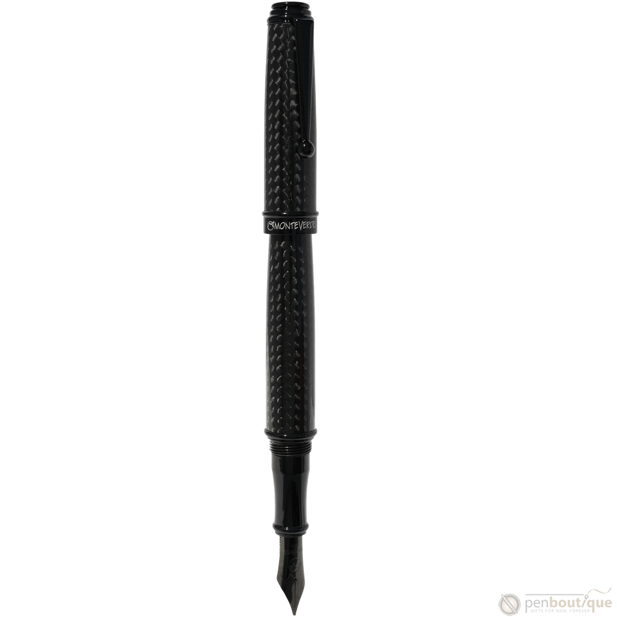 Monteverde Invincia Deluxe Black Fountain Pen - Pen Boutique Ltd