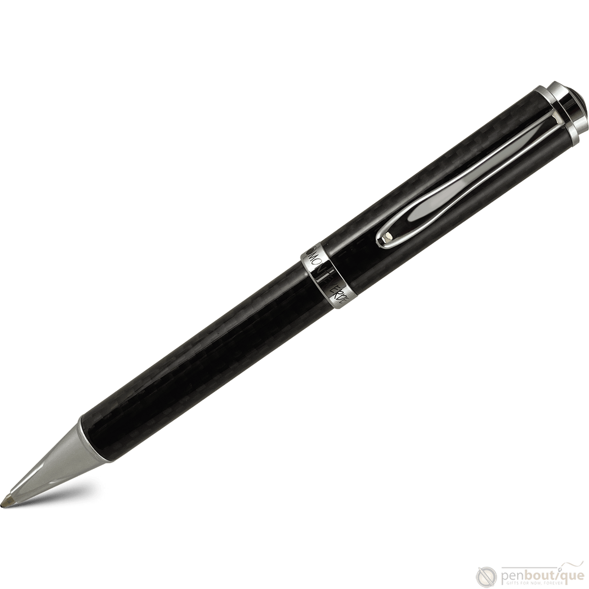 Monteverde Innova Ballpoint Pen - Black - Chrome Trim (20th Anniversary) - Pen Boutique Ltd