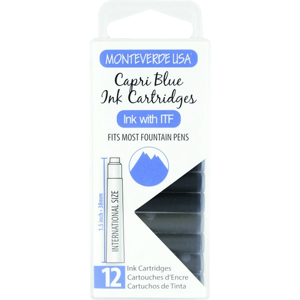 Monteverde Capri Blue - Ink Cartridges - Pen Boutique Ltd