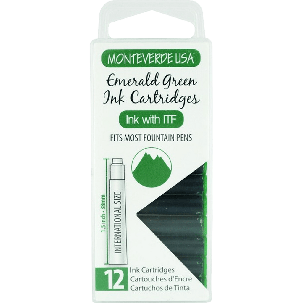 Monteverde Emerald Green - Ink Cartridges - Pen Boutique Ltd