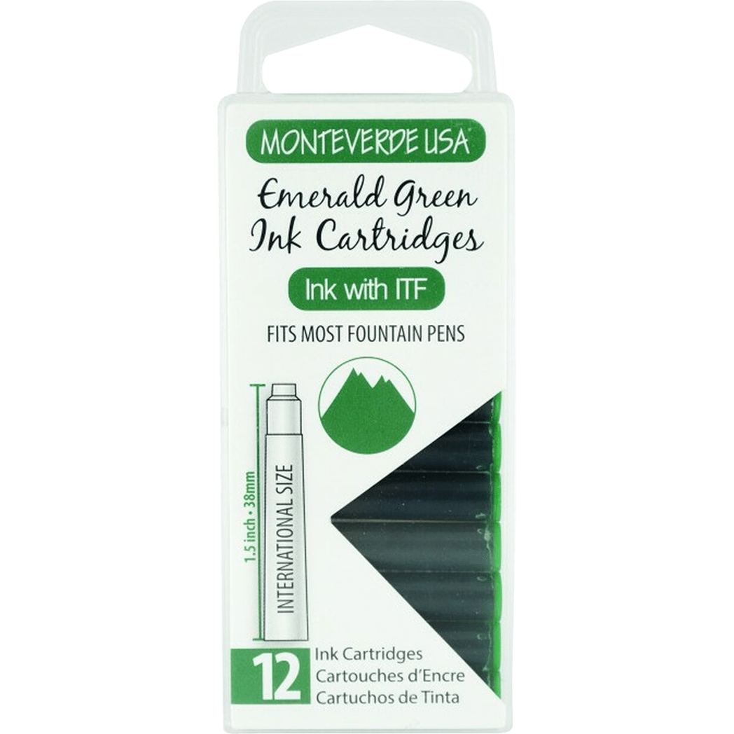 Monteverde Emerald Green - Ink Cartridges - Pen Boutique Ltd