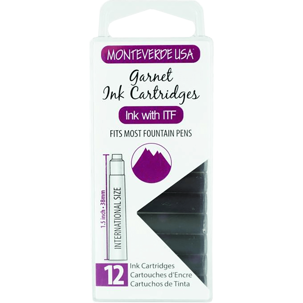 Monteverde Garnet - Ink Cartridges - Pen Boutique Ltd