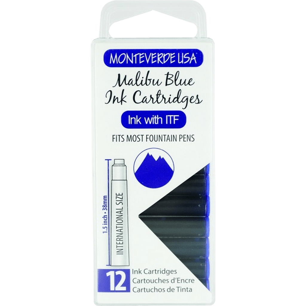 Monteverde Malibu Blue - Ink Cartridges - Pen Boutique Ltd