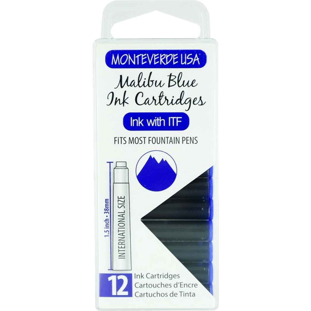Monteverde Malibu Blue - Ink Cartridges - Pen Boutique Ltd