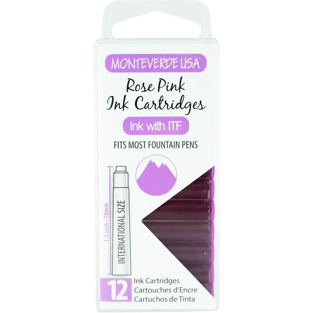 Monteverde Rose Pink - Ink Cartridges - Pen Boutique Ltd