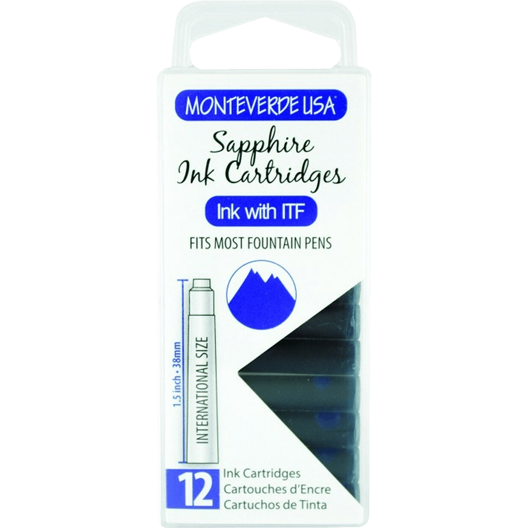 Monteverde Sapphire - Ink Cartridges - Pen Boutique Ltd