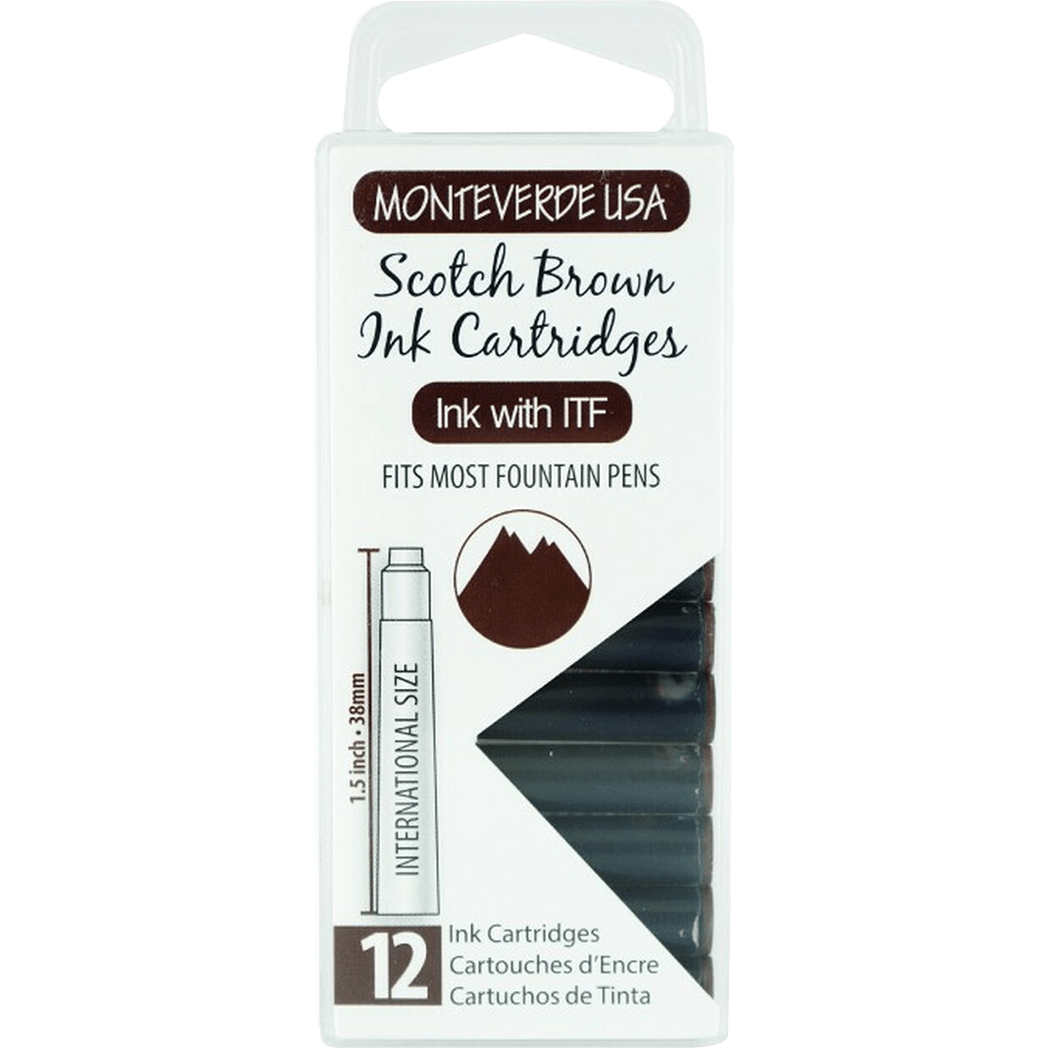 Monteverde Scotch Brown - Ink Cartridges - Pen Boutique Ltd