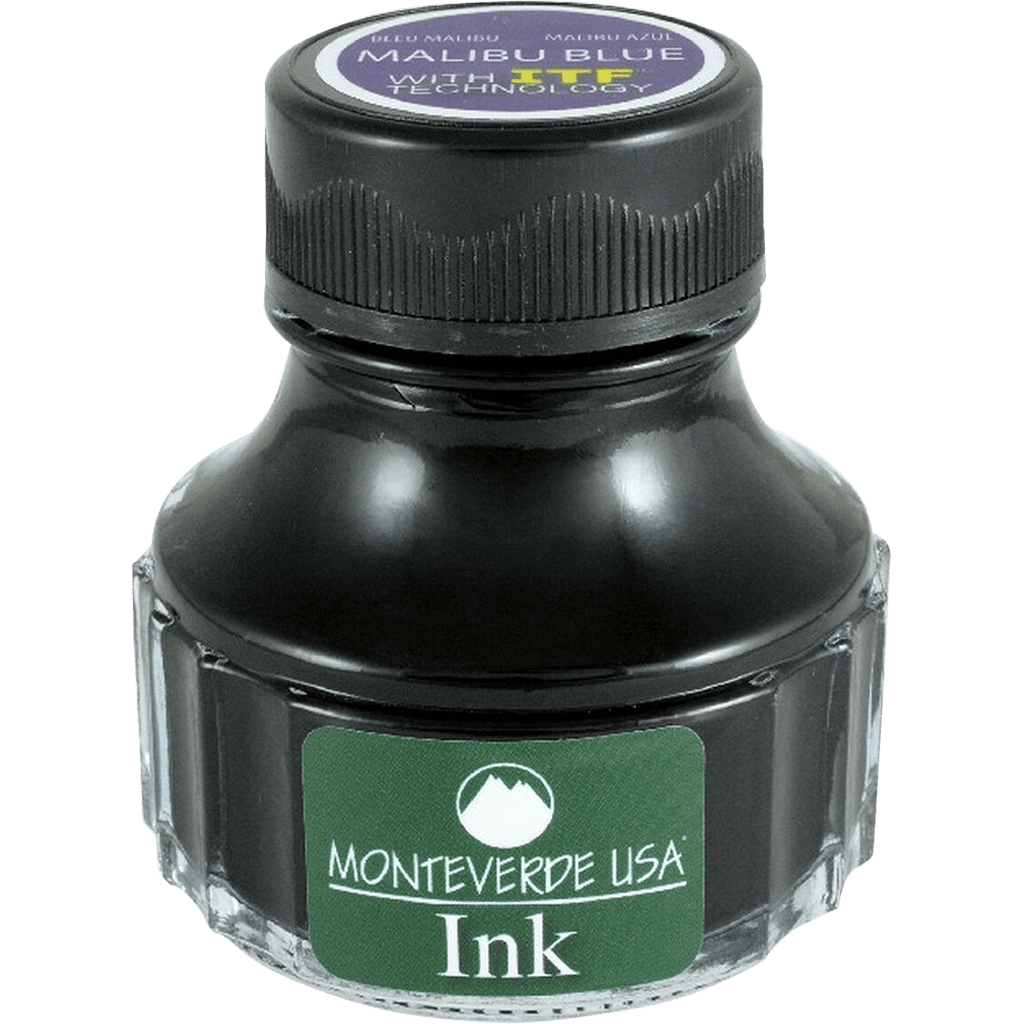 Monteverde World of Colors Malibu Blue Ink Bottle 90 ml - Pen Boutique Ltd