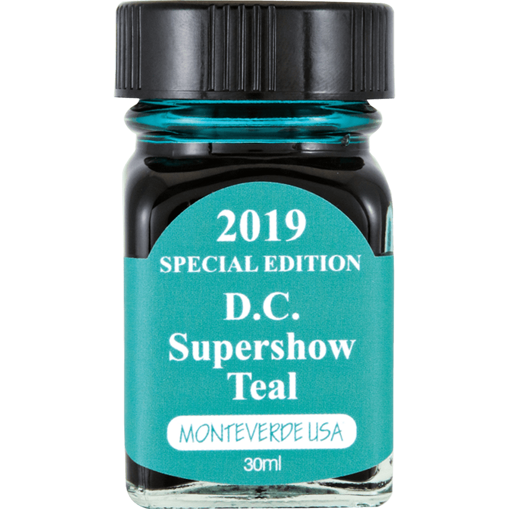 Monteverde DC Supershow Bottled Ink - Teal - Pen Boutique Ltd