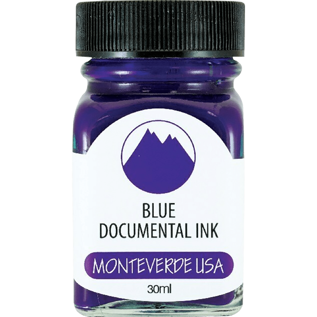 Monteverde World of Colors Documental Blue Ink Bottle 30 ml - Pen Boutique Ltd