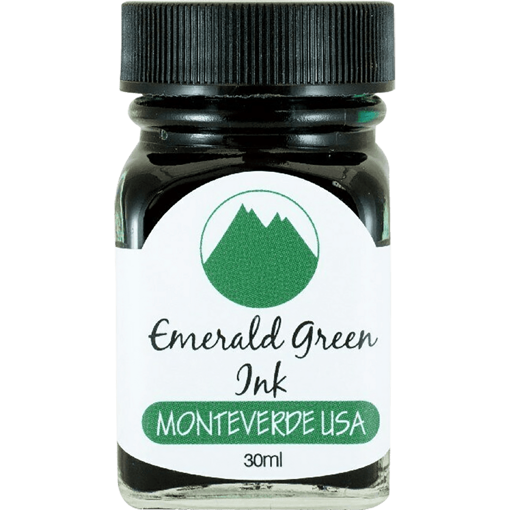 Monteverde World of Colors Emerald Green Ink Bottle 30 ml - Pen Boutique Ltd