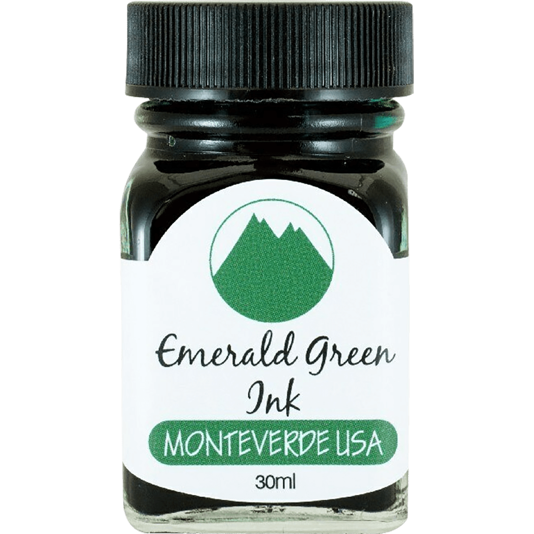 Monteverde World of Colors Emerald Green Ink Bottle 30 ml - Pen Boutique Ltd