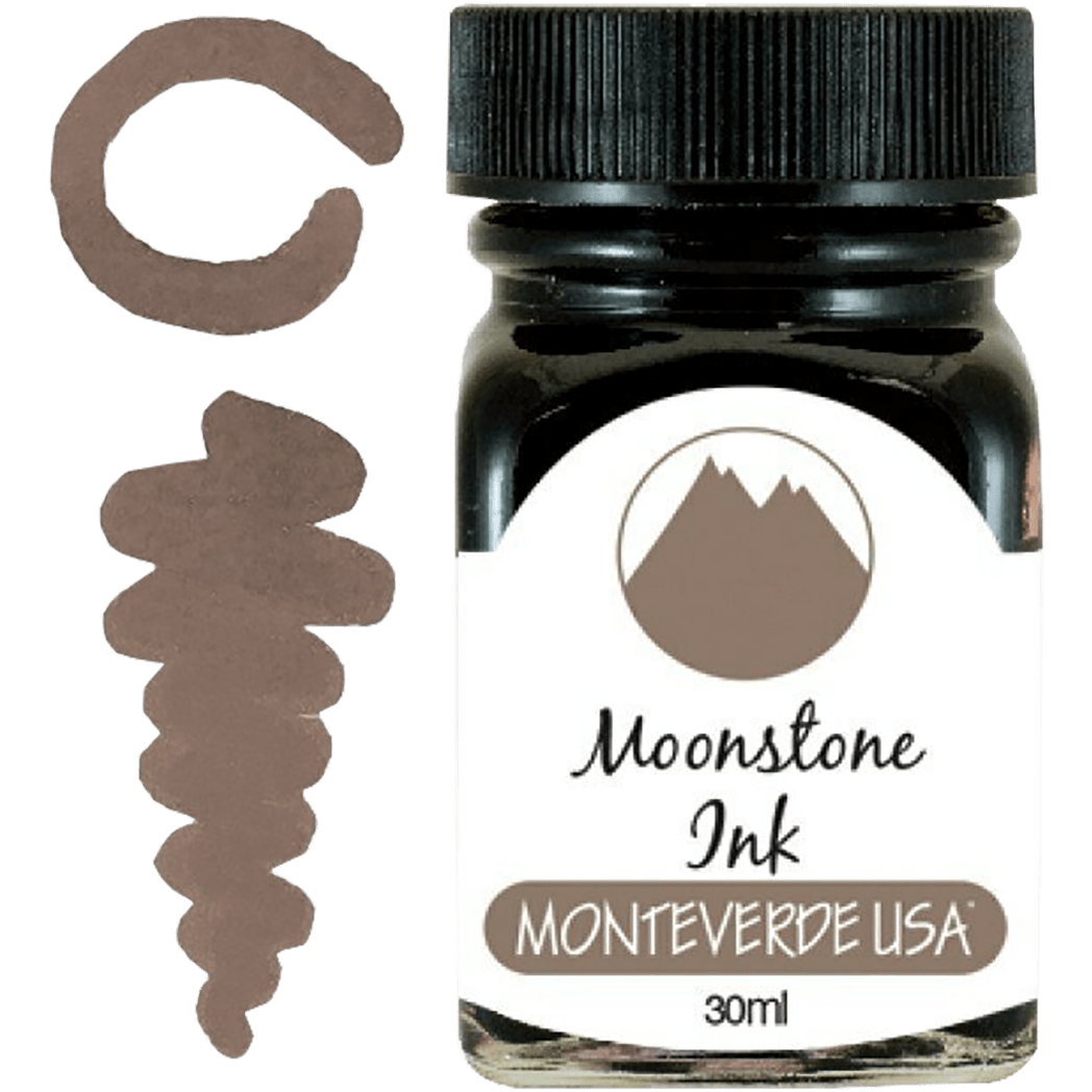 Monteverde Gemstone Moonstone 30 ml Ink Bottle - Pen Boutique Ltd