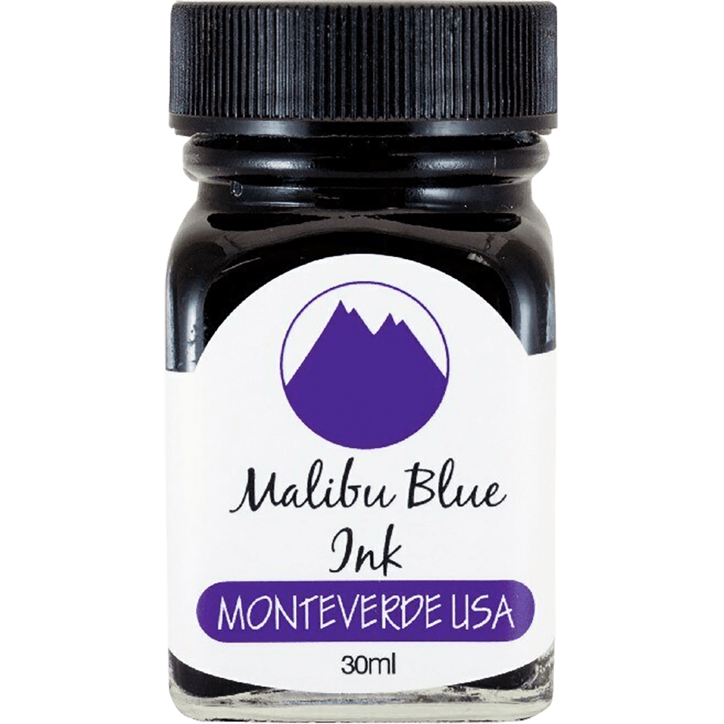 Monteverde World of Colors Ink Bottle - Malibu Blue - 30 ml - Pen Boutique Ltd