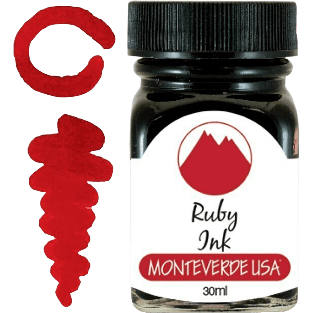 Monteverde Gemstone Ruby 30 ml Ink Bottle - Pen Boutique Ltd