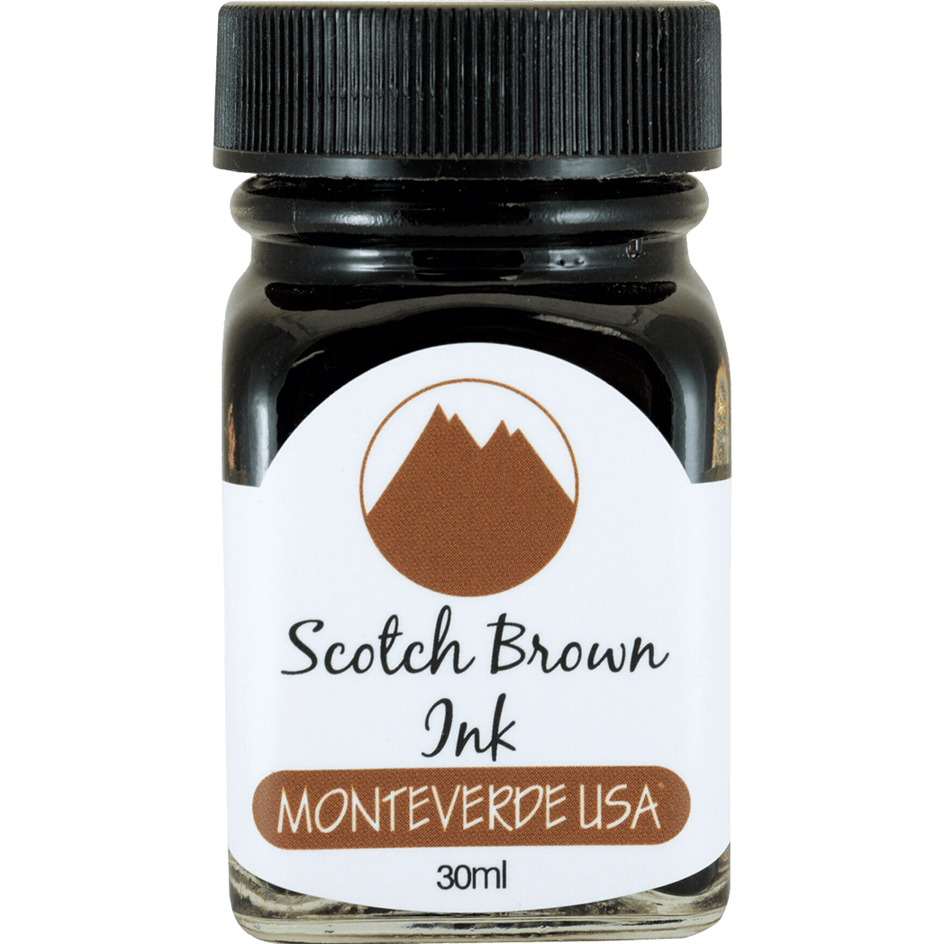 Monteverde World of Colors Scotch Brown Ink Bottle 30 ml - Pen Boutique Ltd