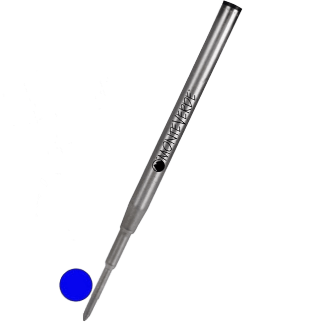 Monteverde Capless Gel Refill - Blue - Fine - Single (Fit Montblanc Pens) - Pen Boutique Ltd