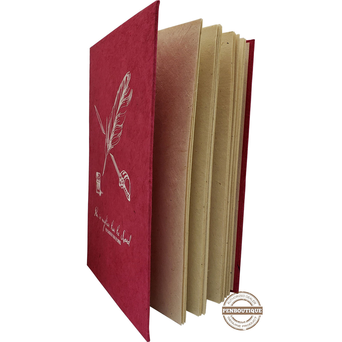 Monk Paper Lokta Quotation Journal - Hot Pink - Pen Boutique Ltd