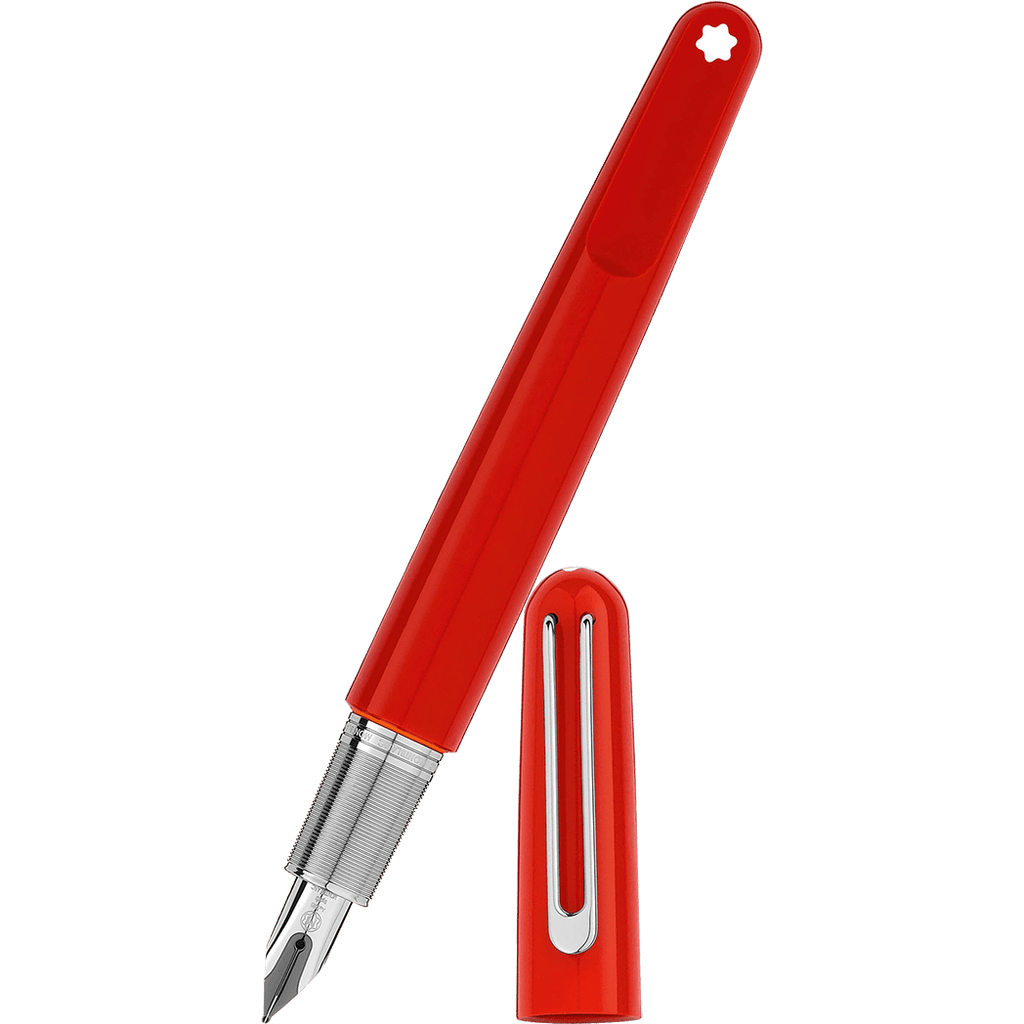 Montblanc M Fountain Pen - Red - Fine - Pen Boutique Ltd