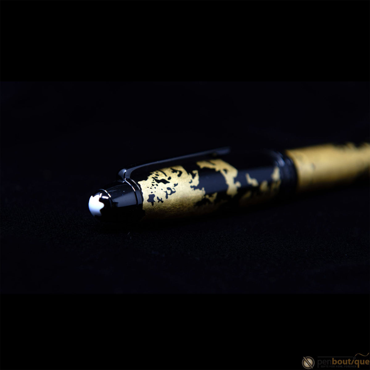 Montblanc Meisterstuck Fountain Pen - 146 Solitaire - Gold Leaf - Calligraphy - Pen Boutique Ltd