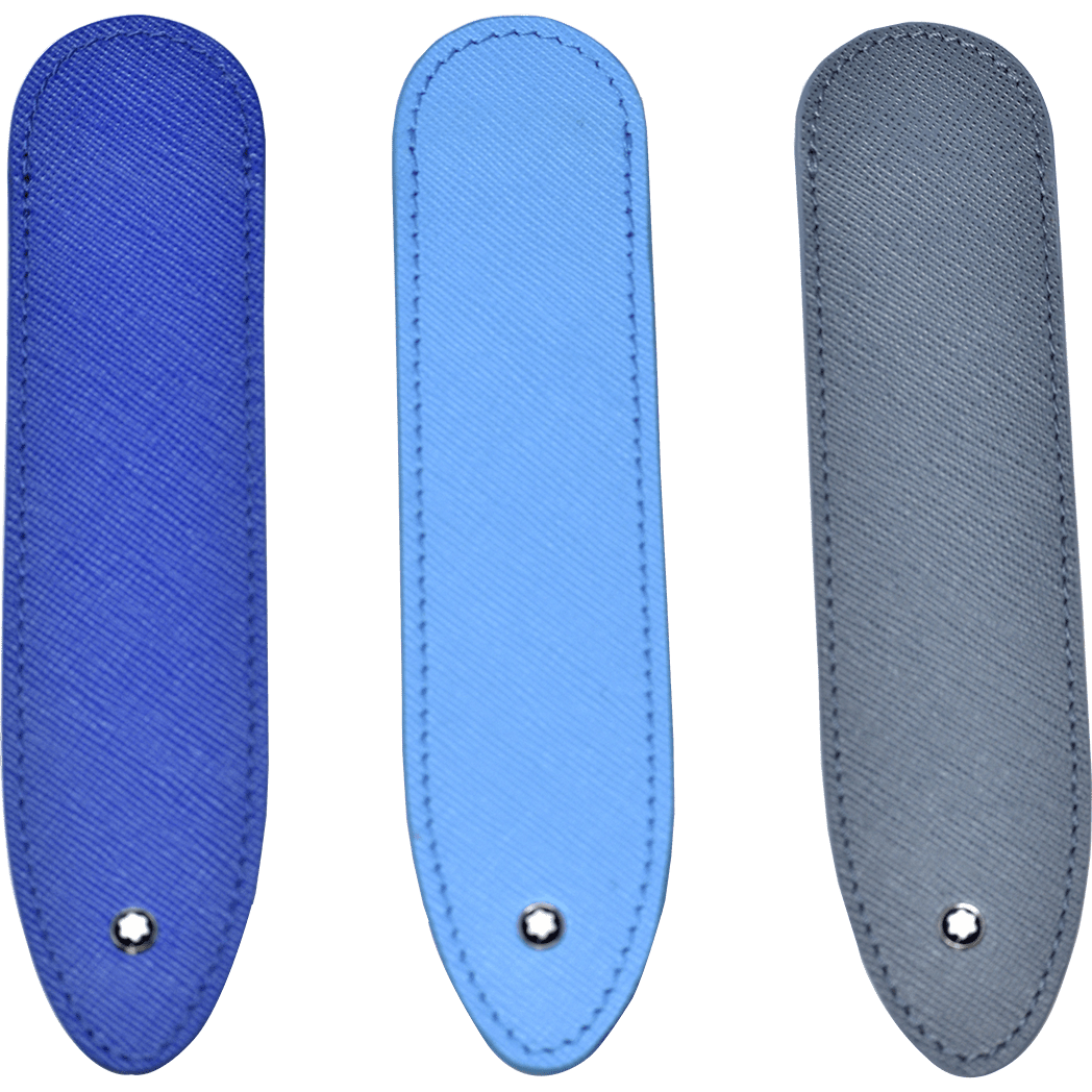 Montblanc Sartorial Pen Sleeve - China Blue - Pen Boutique Ltd
