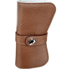 Montegrappa Italian Leather Double Pen Case- Brown - Pen Boutique Ltd