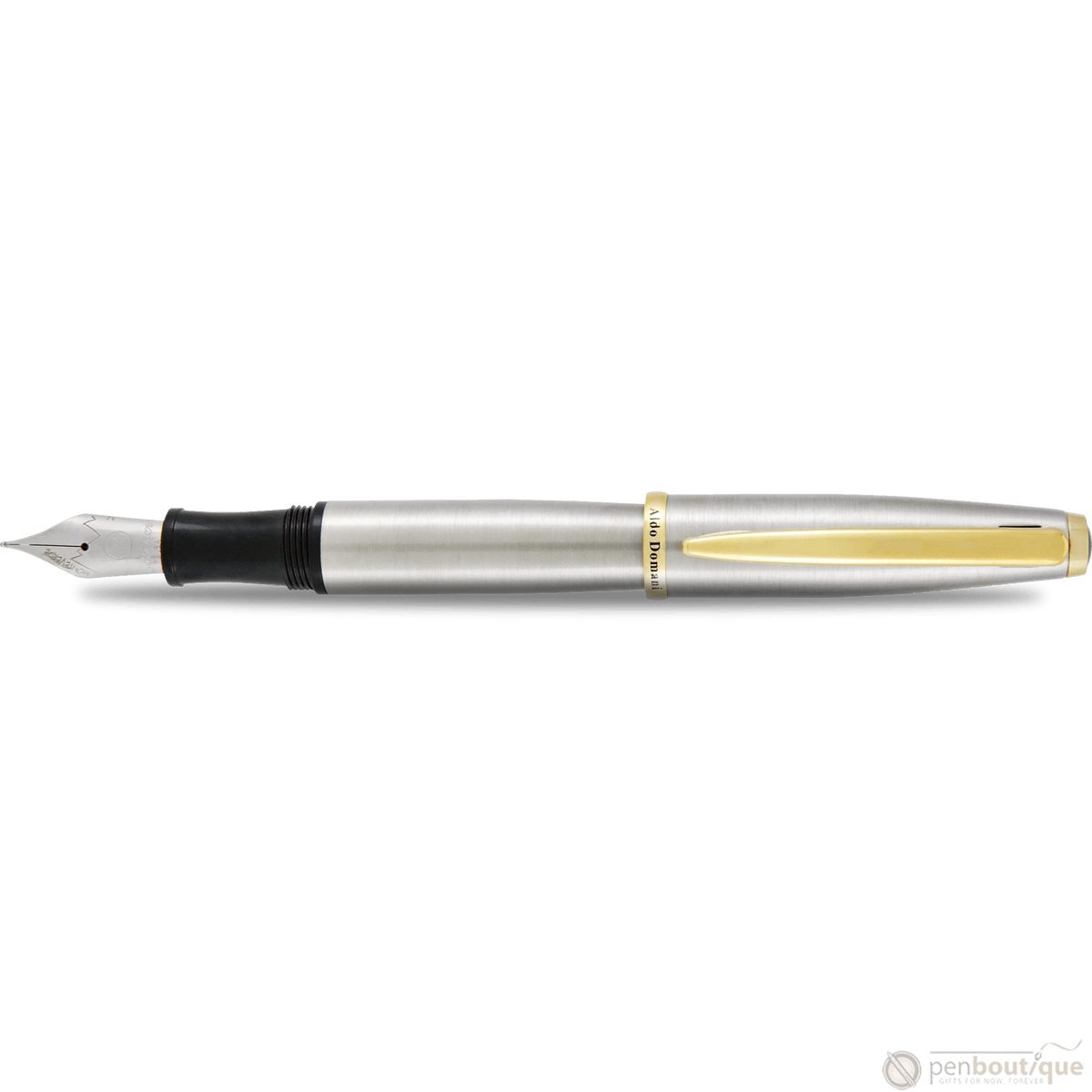 Monteverde Aldo Domani Fountain Pen - Brushed - Pen Boutique Ltd