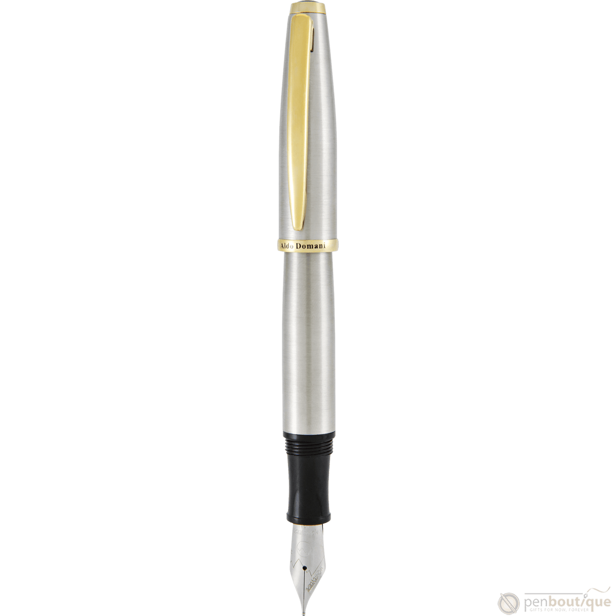 Monteverde Aldo Domani Fountain Pen - Brushed - Pen Boutique Ltd