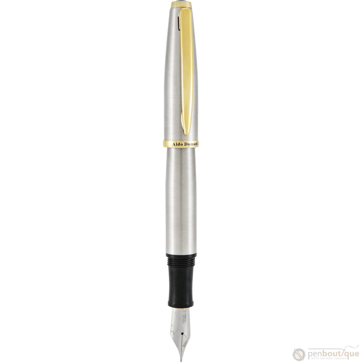 Monteverde Aldo Domani Fountain Pen - Brushed - Pen Boutique Ltd