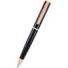 Monteverde Impressa Black with Rose Gold Trim Ballpoint Pen - Pen Boutique Ltd