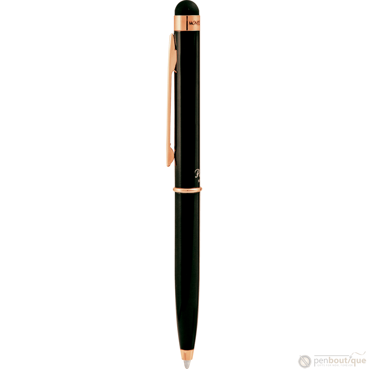 Monteverde Poquito Stylus Ballpoint Pen - Black Attire - Pen Boutique Ltd