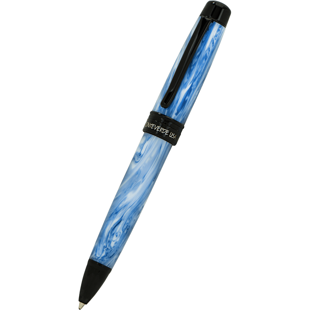 Monteverde Prima Ballpoint Pen - Blue Swirl - Pen Boutique Ltd