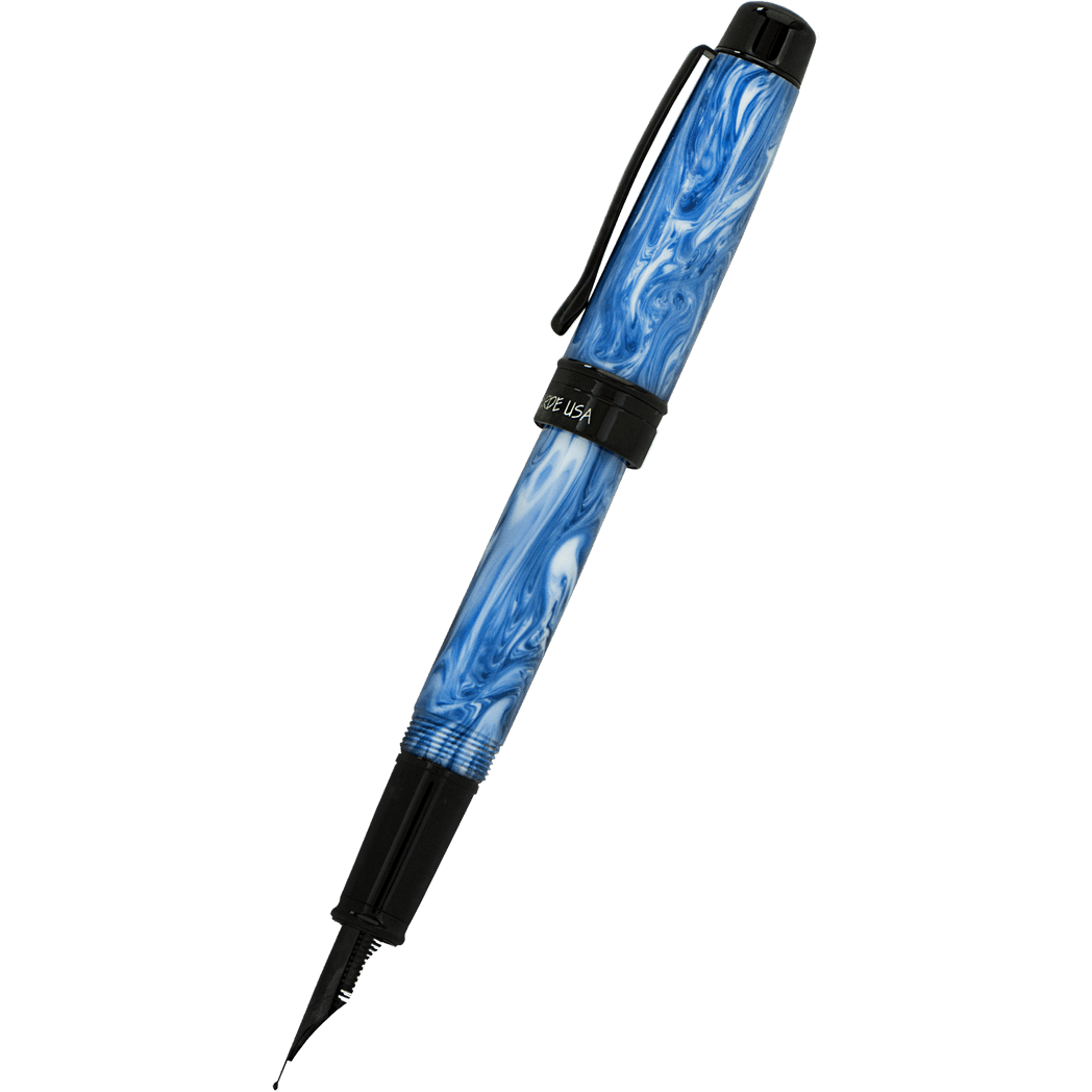 Monteverde Prima Fountain Pen - Blue Swirl - Pen Boutique Ltd