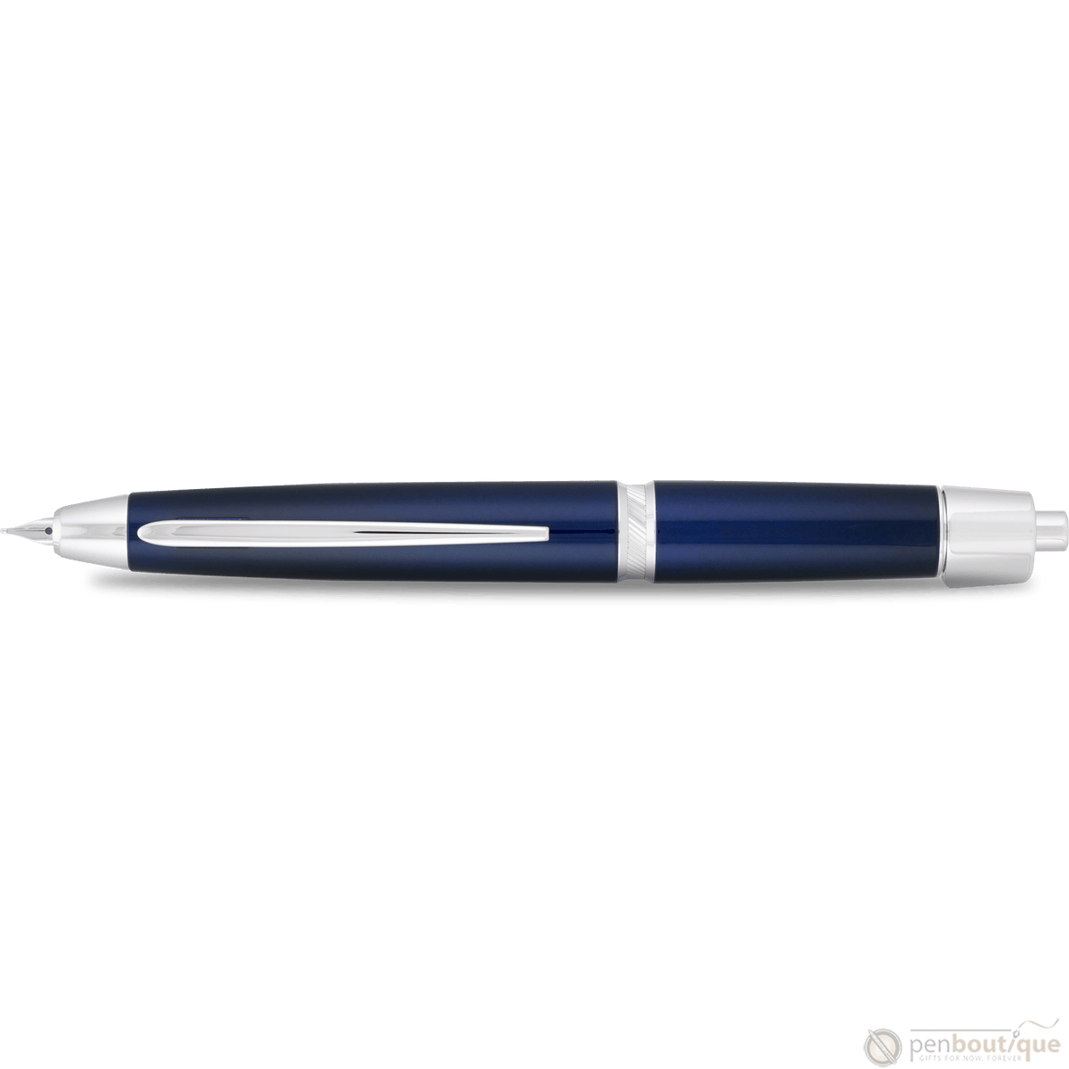 Pilot Vanishing Point LS Fountain Pen - Blue - Rhodium Trim - Pen Boutique Ltd