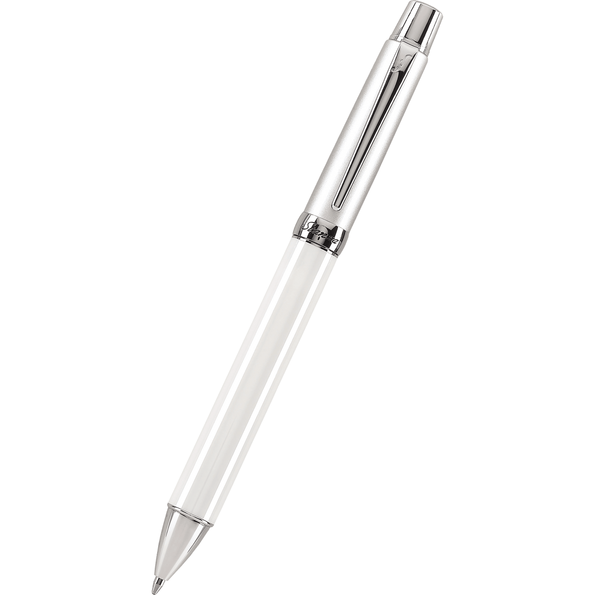 Pilot Stanza Ceramic White Ballpoint Pen - M - Pen Boutique Ltd