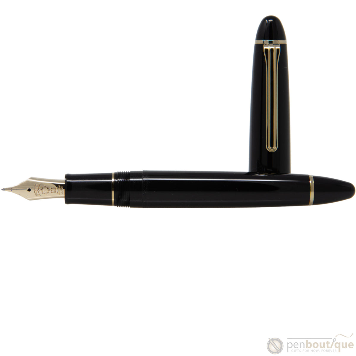 Sailor 1911 L Fountain Pen - Naginata Togi - Gold Trim - Black - Bespoke Dealer Exclusive - Pen Boutique Ltd