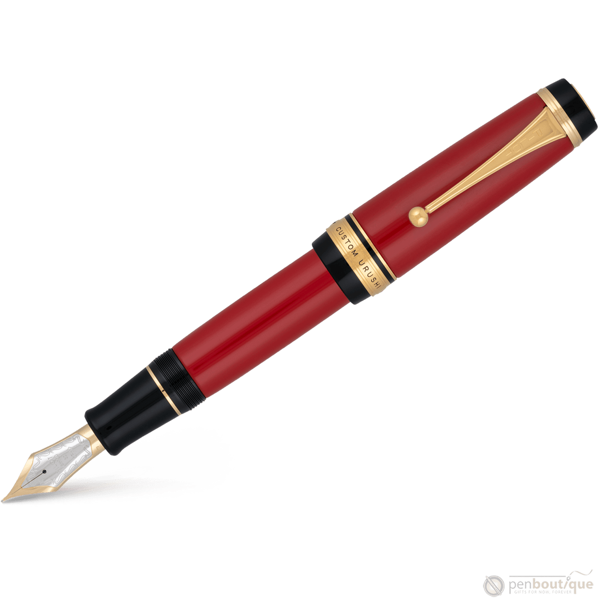Pilot Custom Urushi Fountain Pen - Vermillion - Pen Boutique Ltd