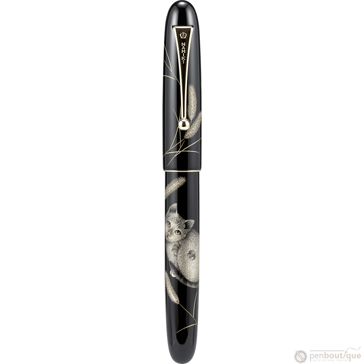 Namiki Yukari Chinkin Cat Fountain Pen - Pen Boutique Ltd