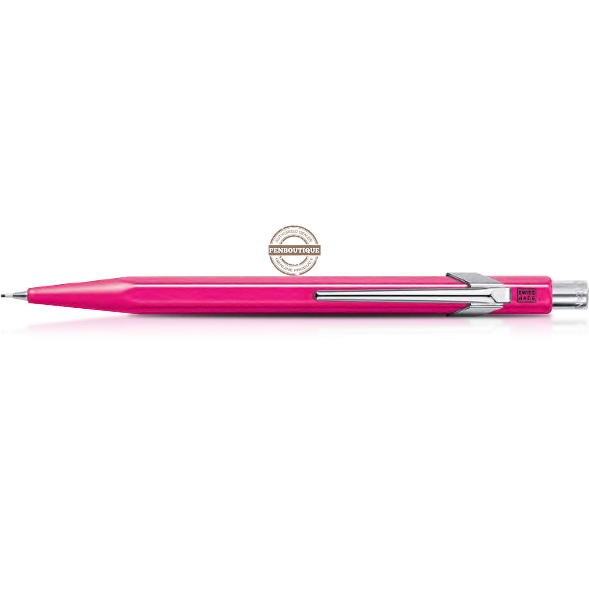 (Outlet) Caran d'Ache 844 Mechanical Pencil - Fluorescent Pink - 0.7mm - Pen Boutique Ltd