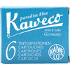 Kaweco Ink Cartridges - 6 pieces - Turquoise - Pen Boutique Ltd