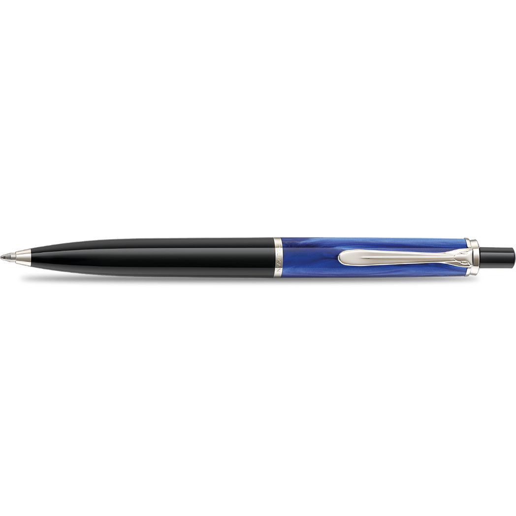Pelikan Tradition Ballpoint Pen - K205 Blue Marbled - Pen Boutique Ltd
