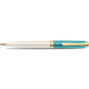 Pelikan Souveran Ballpoint Pen - K600 Turquoise White (Special Edition) - Pen Boutique Ltd