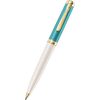 Pelikan Souveran Ballpoint Pen - K600 Turquoise White (Special Edition) - Pen Boutique Ltd