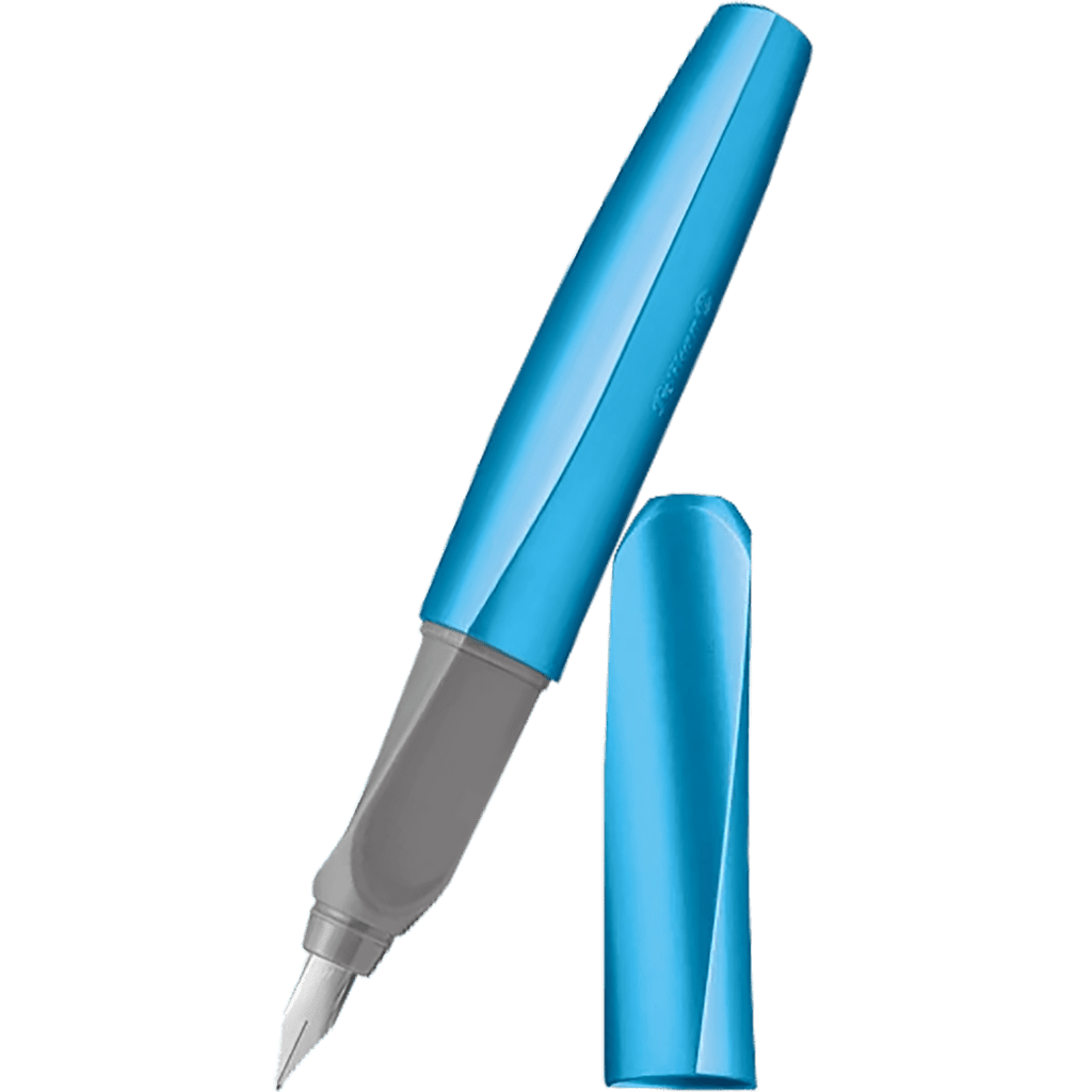 Pelikan Twist Fountain Pen - Frosted Blue - Medium (Boxed) - Pen Boutique Ltd