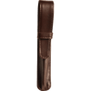 Aston Leather Brown Finger Style Single Pen Case - Pen Boutique Ltd