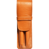 Aston Leather Tan Finger Style Double Pen Case - Pen Boutique Ltd